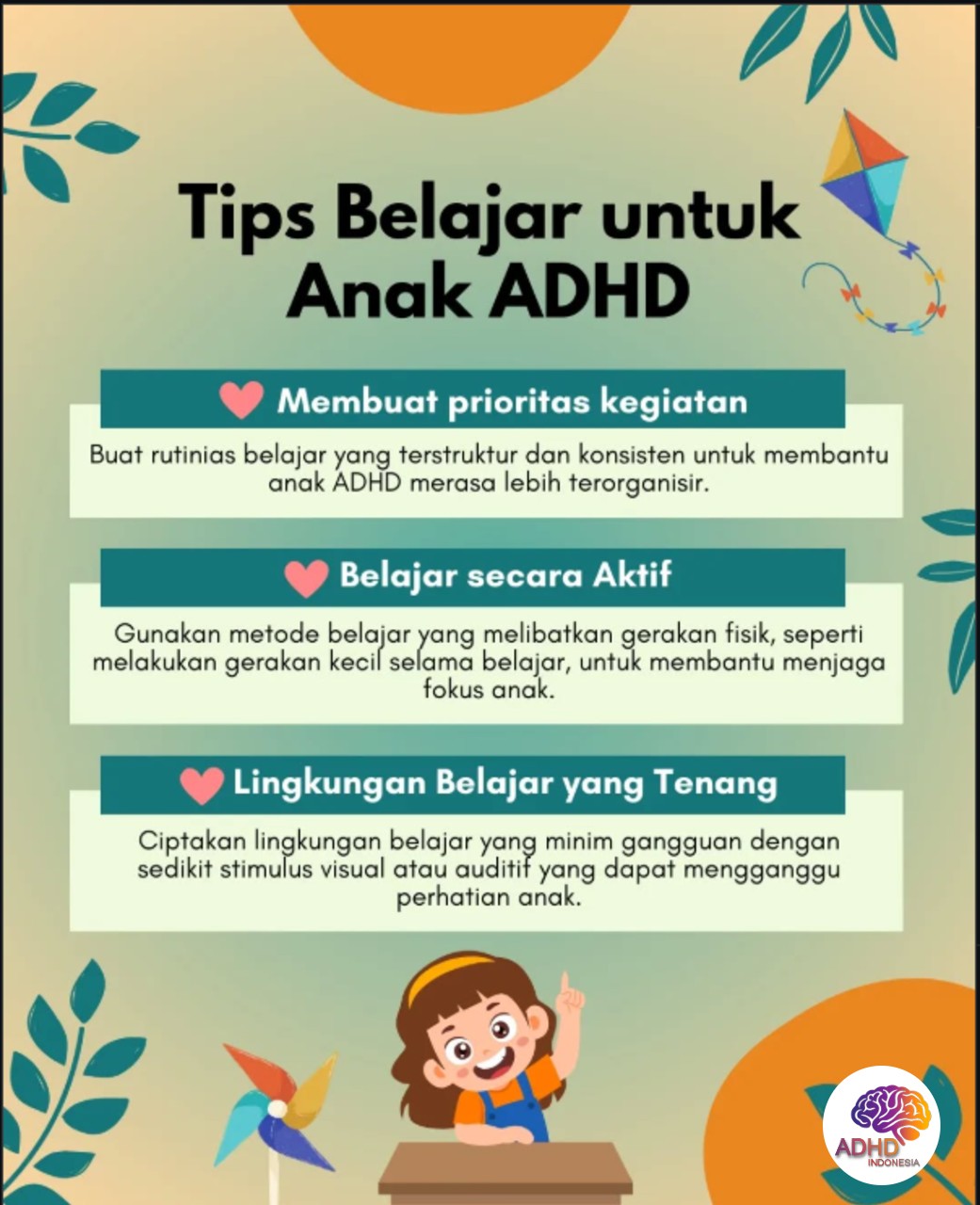 Strategi Belajar yang Cocok untuk Anak ADHD di Kabupaten Tuban